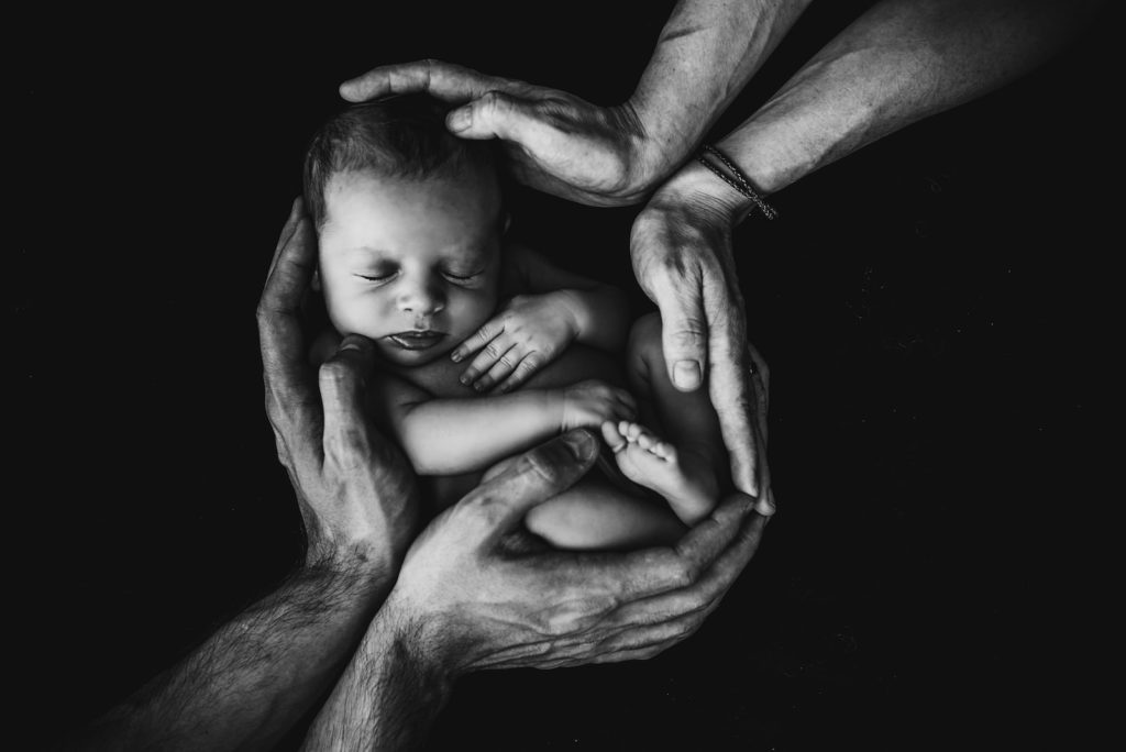 grayscale photo of woman hugging baby Baby Playpen